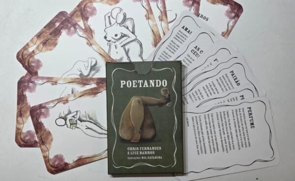“Poetando”: Livro em formato de baralho com poesias eróticas ilustradas marca estreia da editora Top Top Top