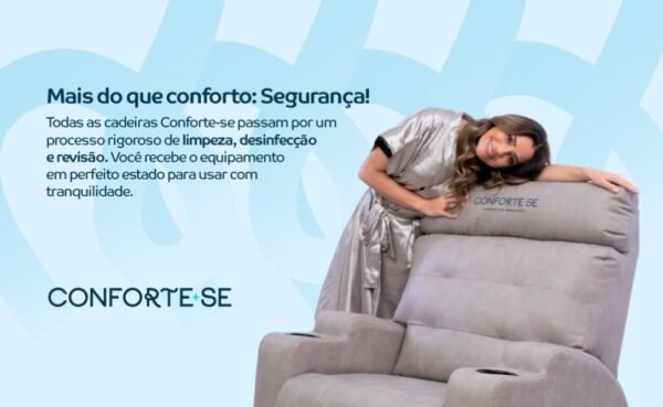 Conforte-se Fortaleza: Especialistas trazem solução em poltronas ergonômicas para recuperação hospitalar em casa