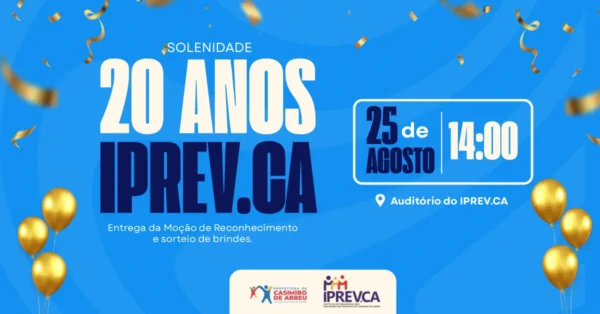 IPREV-CA completa 20 anos e celebra trajetória com solenidade especial amanhã